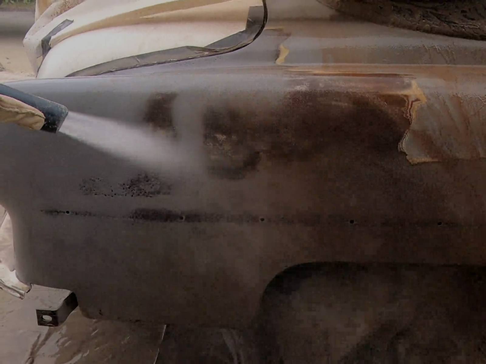 Cars, trucks, vans, and RV's sand blasted and prepped for restoration or paint, in Charlotte, North Carolina