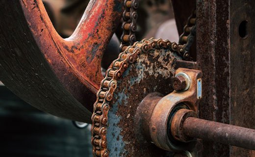 Heavy equipment restoration and paint prep